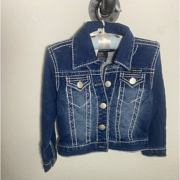 Toddler Denim Jean Jacket Stylish new with tags - Picture 1 of 7